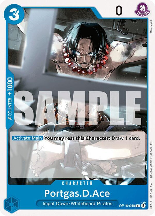 Portgas.D.Ace (049) C The Time of Battle OP16-049 NM