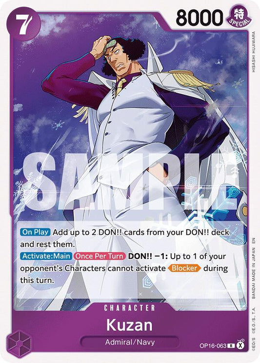 Kuzan R The Time of Battle OP16-063 NM