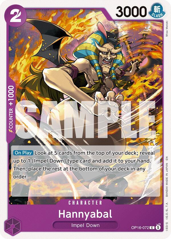 Hannyabal C The Time of Battle OP16-072 NM