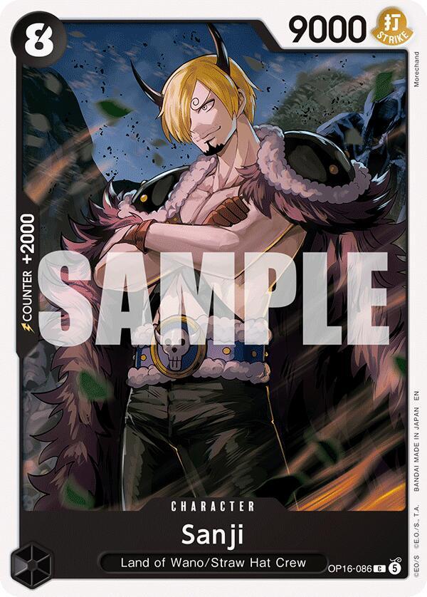 Sanji C The Time of Battle OP16-086 NM