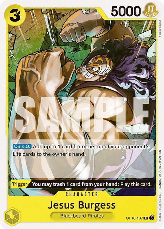Jesus Burgess C The Time of Battle OP16-107 NM