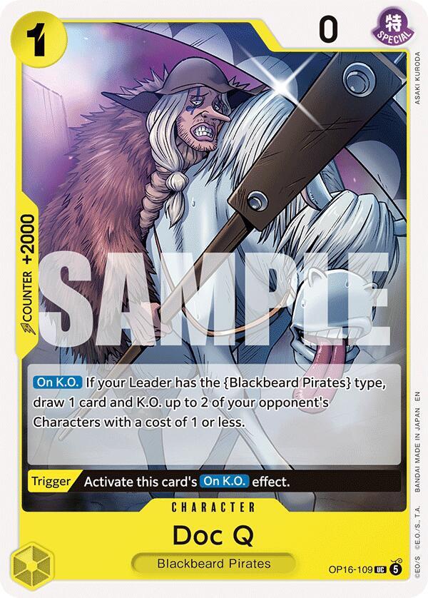 Doc Q UC The Time of Battle OP16-109 NM