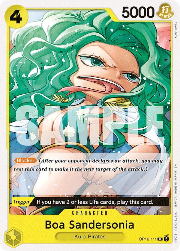 Boa Sandersonia C The Time of Battle OP16-111 NM