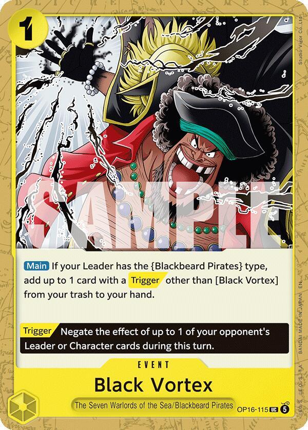Black Vortex UC The Time of Battle OP16-115 NM