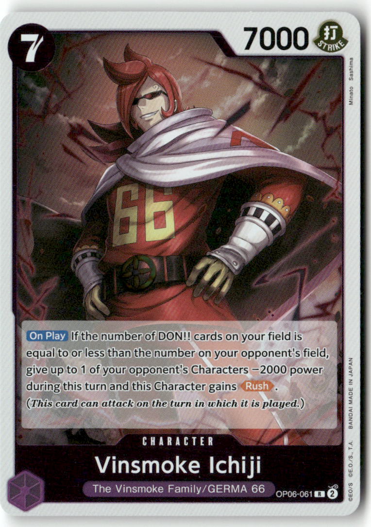 Vinsmoke Ichiji (061) R Wings of the Captain OP06-061 NM