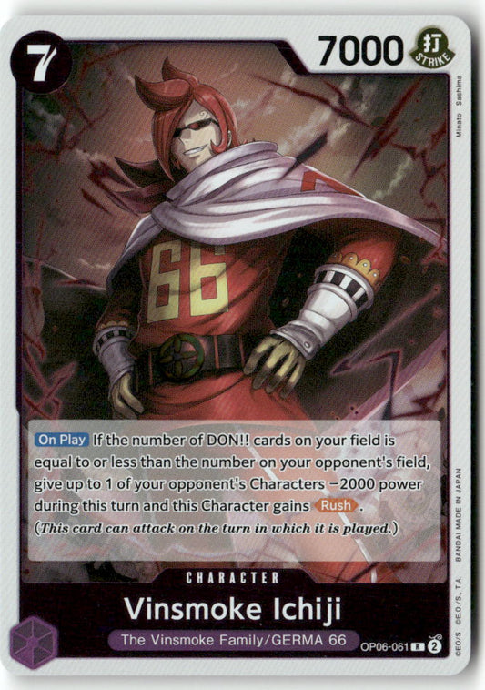 Vinsmoke Ichiji (061) R Wings of the Captain OP06-061 NM