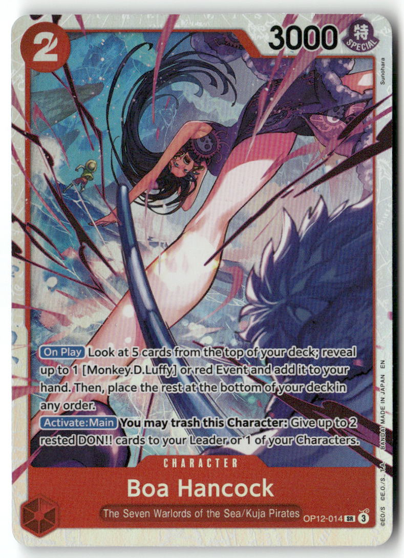 Boa Hancock SR Legacy of the Master OP12-014 NM