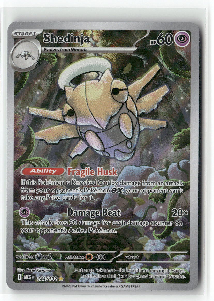 Shedinja Illustration Rare ME01: Mega Evolution 144/132 NM