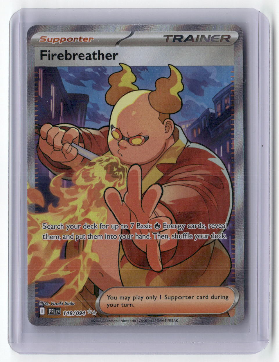 Firebreather Ultra Rare ME02: Phantasmal Flames 119/094 NM