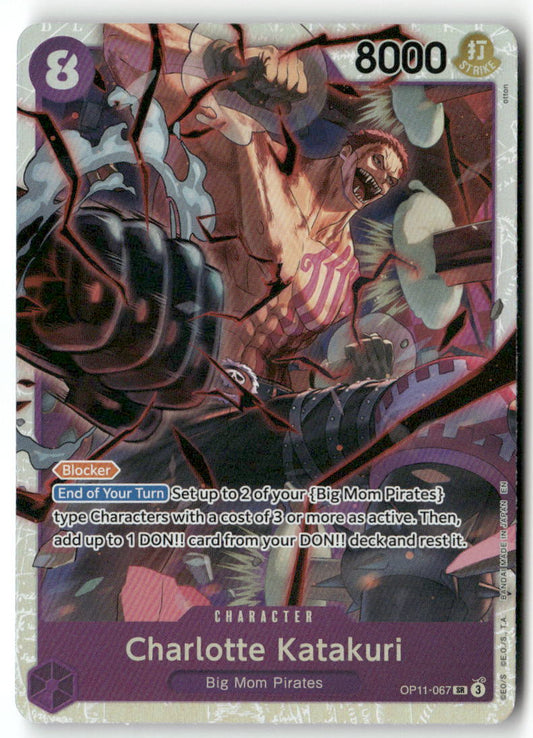 Charlotte Katakuri (067) SR A Fist of Divine Speed OP11-067 NM