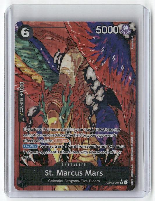St. Marcus Mars (Alternate Art) R Carrying On His Will OP13-091 NM