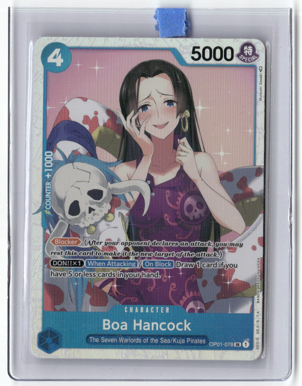 Boa Hancock SR Romance Dawn OP01-078 NM