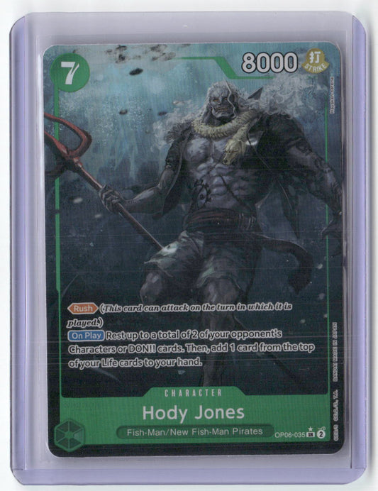 Hody Jones (035) (Alternate Art) SR Wings of the Captain OP06-035 NM