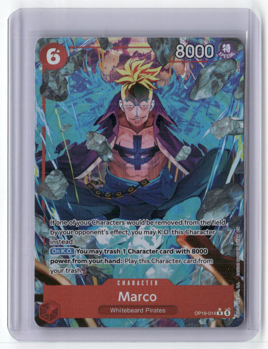 Marco (Alternate Art) R The Time of Battle OP16-014 NM