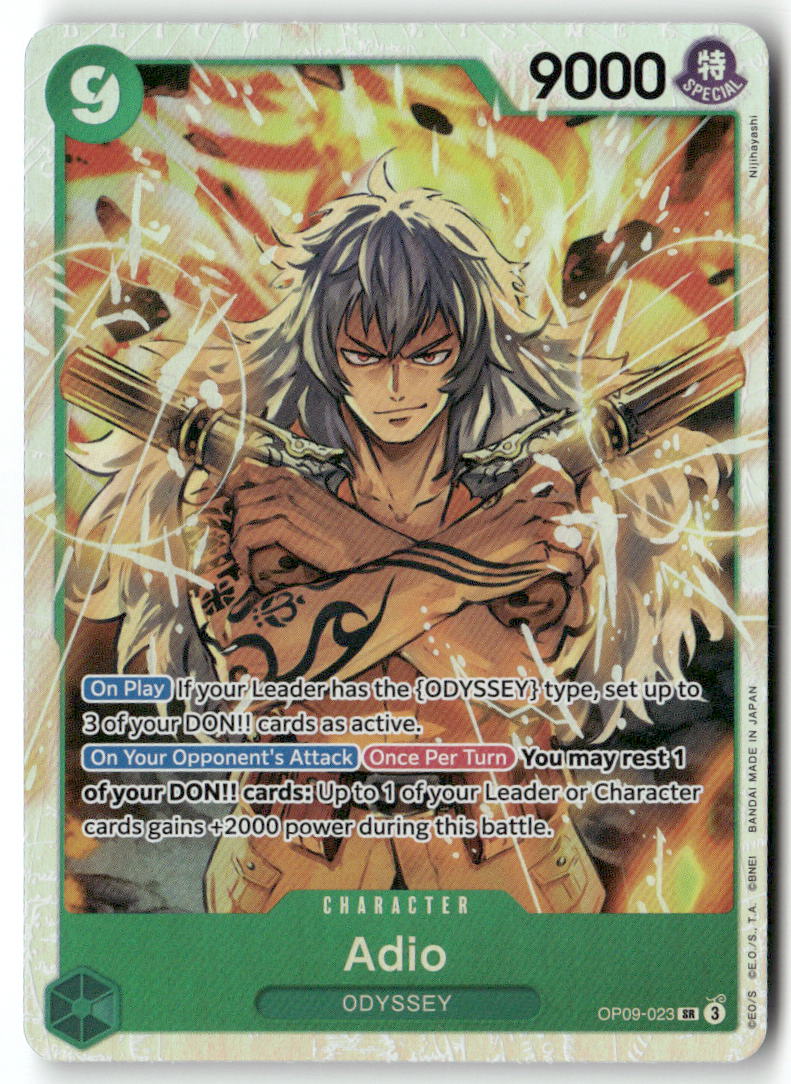 Adio SR Emperors in the New World OP09-023 NM