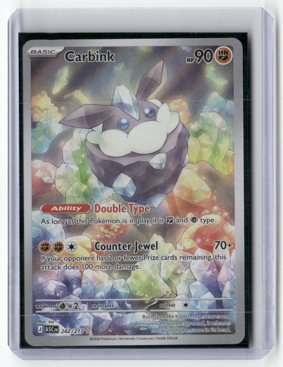 Carbink Illustration Rare ME: Ascended Heroes 242/217 NM