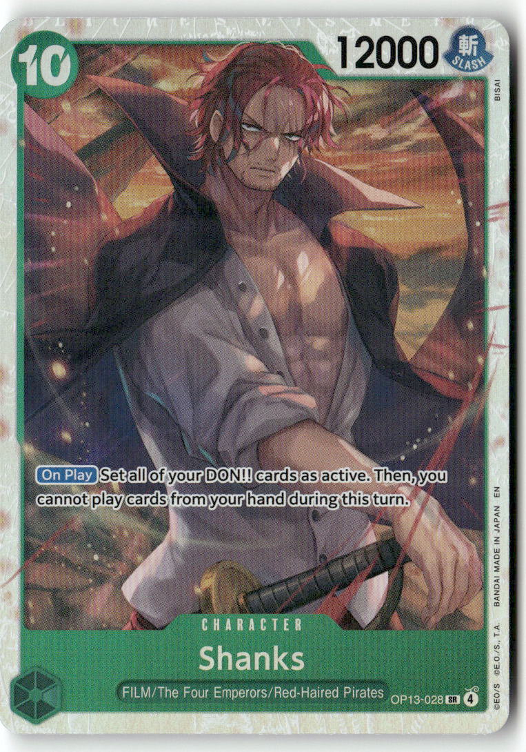 Shanks (028) SR Carrying On His Will OP13-028 NM