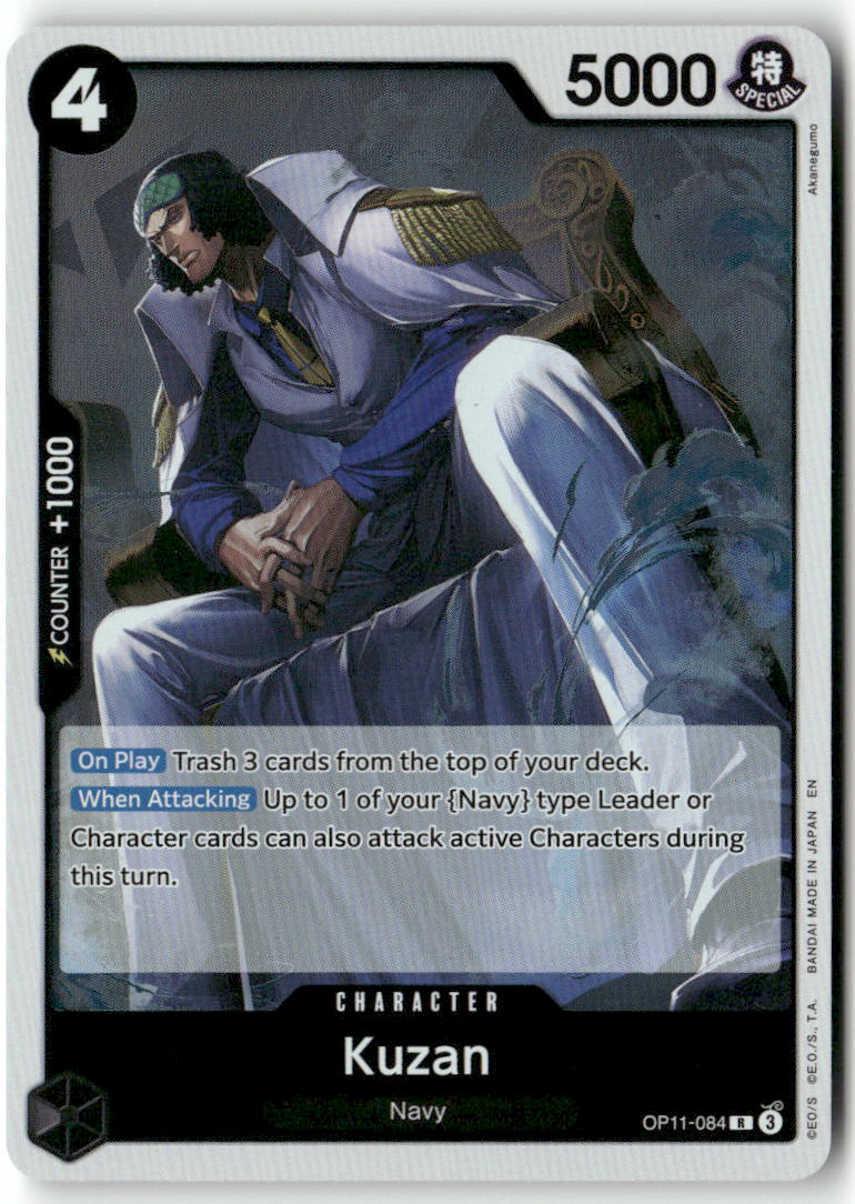 Kuzan R A Fist of Divine Speed OP11-084 NM