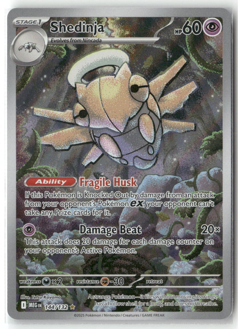 Shedinja Illustration Rare ME01: Mega Evolution 144/132 NM