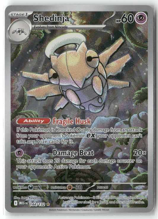 Shedinja Illustration Rare ME01: Mega Evolution 144/132 NM