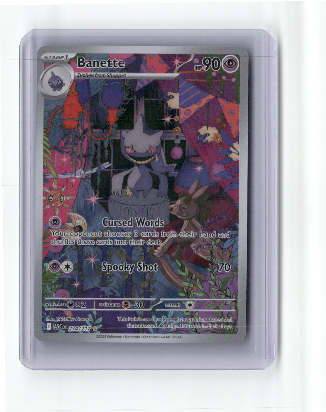 Banette Illustration Rare ME: Ascended Heroes 234/217 NM
