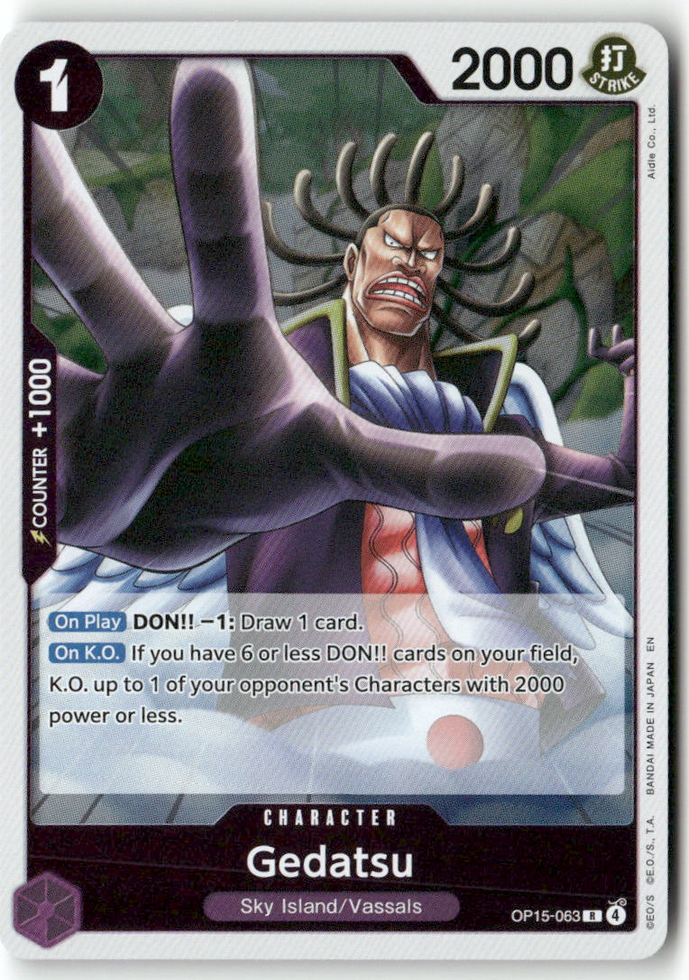 Gedatsu R Adventure on Kami's Island OP15-063 NM