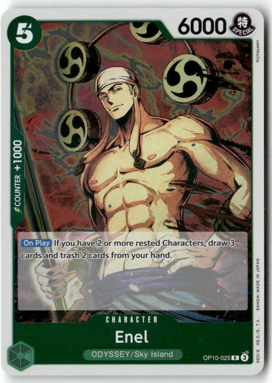 Enel (Judge Pack Vol. 6) R One Piece Promotion Cards OP10-025 NM