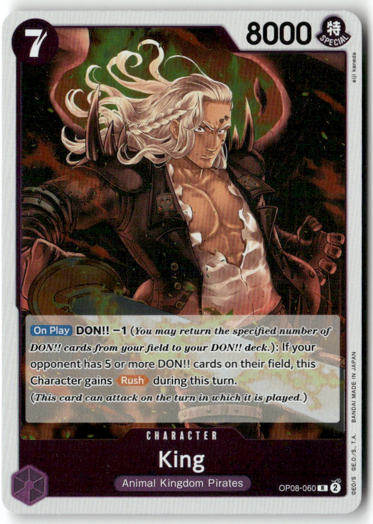King (060) R Two Legends OP08-060 NM