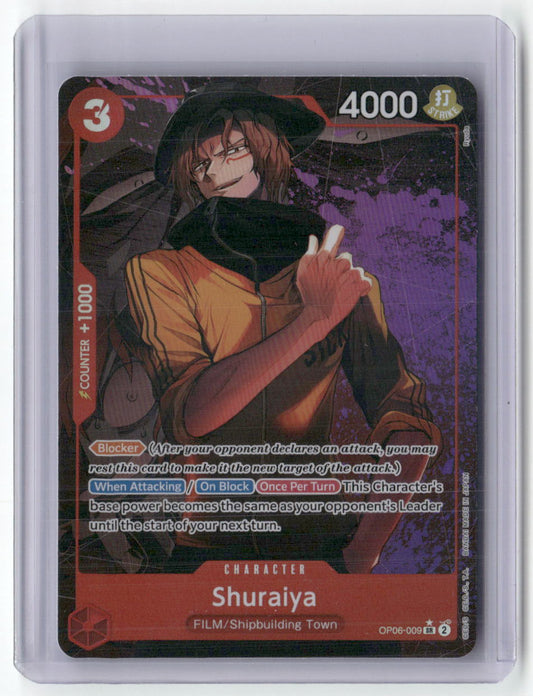 Shuraiya (Alternate Art) SR Wings of the Captain OP06-009 NM