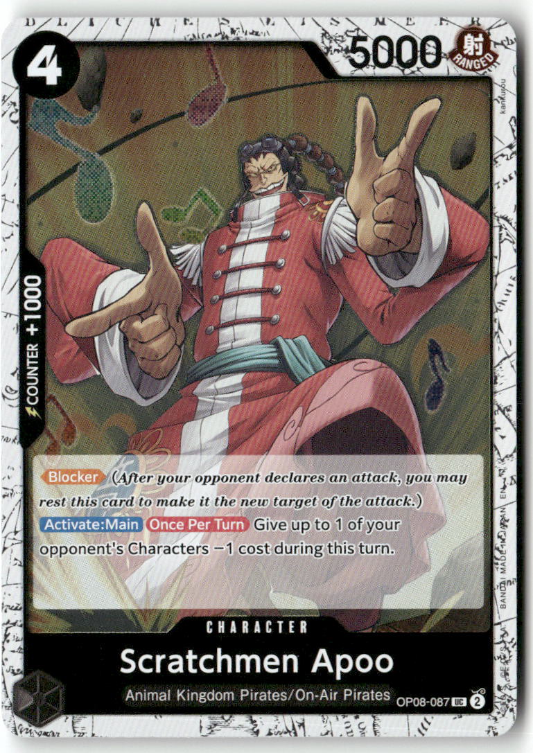 Scratchmen Apoo -  (Reprint) UC Premium Booster -The Best- Vol. 2 OP08-087 NM