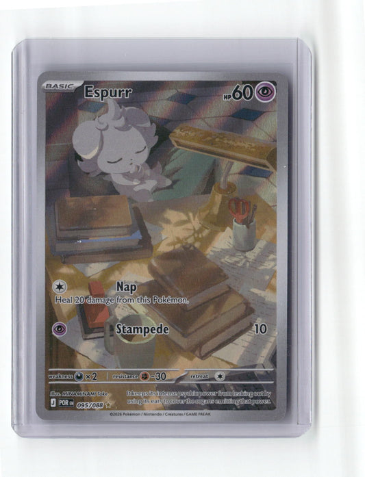 Espurr Illustration Rare ME03: Perfect Order 095/088 NM