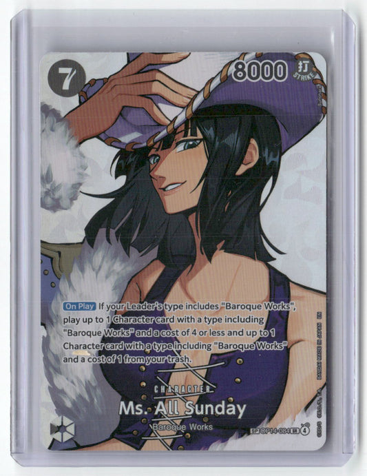 Ms. All Sunday (SP) SR The Time of Battle OP14-084 NM