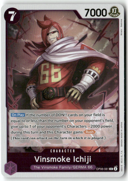 Vinsmoke Ichiji (061) R Wings of the Captain OP06-061 NM
