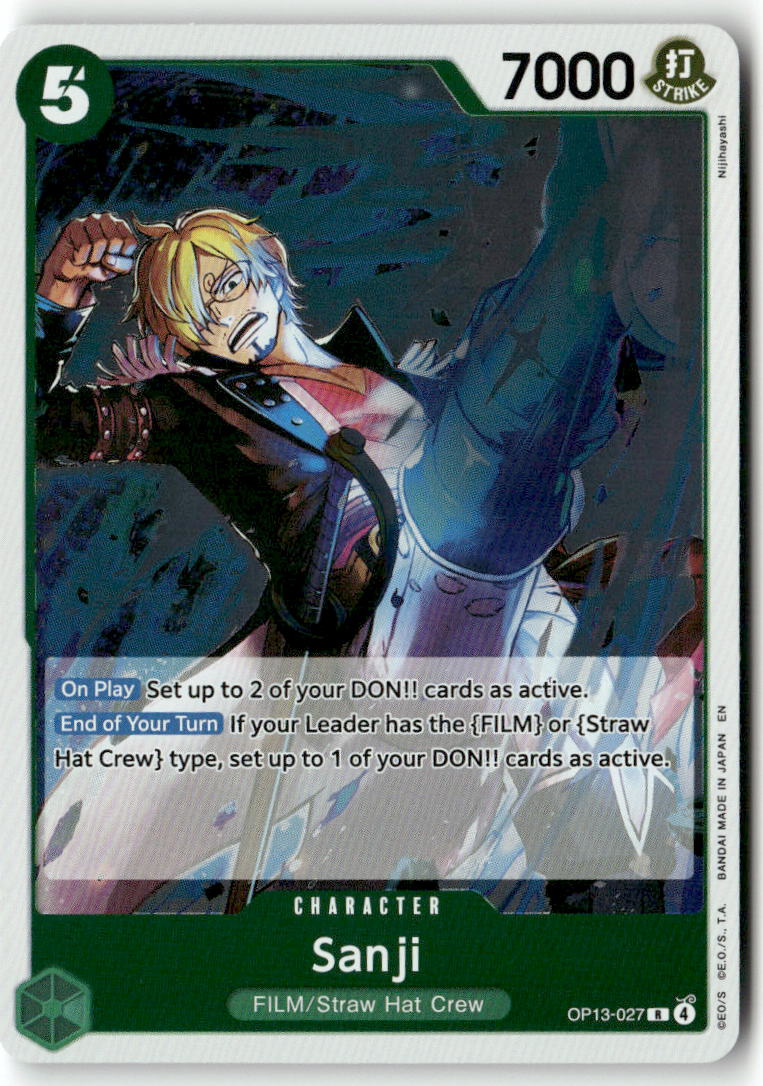 Sanji R Carrying On His Will OP13-027 NM