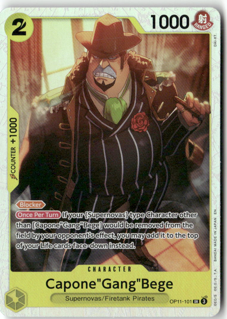 Capone"Gang"Bege (101) SR A Fist of Divine Speed OP11-101 NM