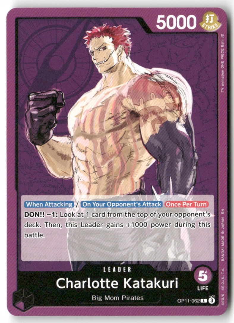 Charlotte Katakuri (062) L A Fist of Divine Speed OP11-062 NM