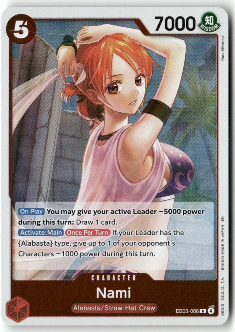 Nami (006) R Extra Booster: One Piece Heroines Edition EB03-006 NM