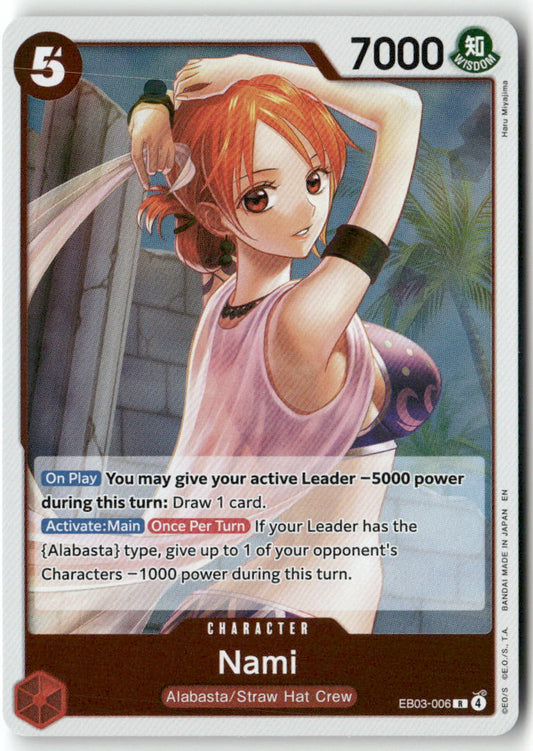 Nami (006) R Extra Booster: One Piece Heroines Edition EB03-006 NM