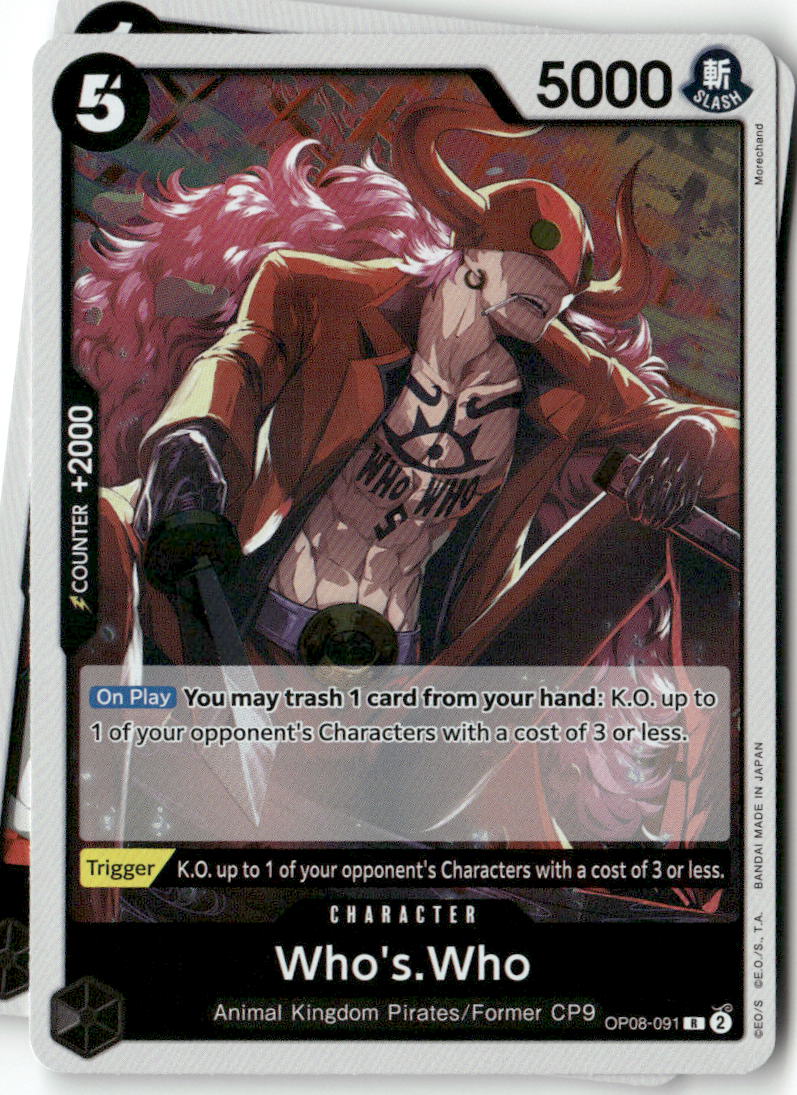 Who's.Who R Two Legends OP08-091 NM