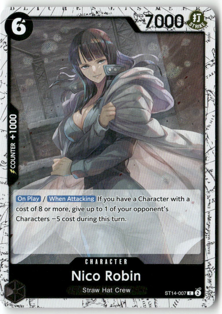 Nico Robin -  (Pirate Foil) C Premium Booster -The Best- Vol. 2 ST14-007 NM