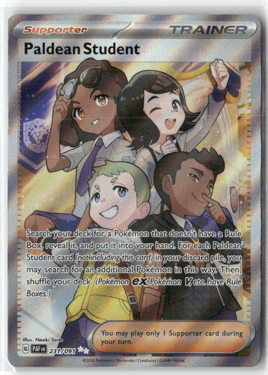 Paldean Student Ultra Rare SV: Paldean Fates 231/091 NM