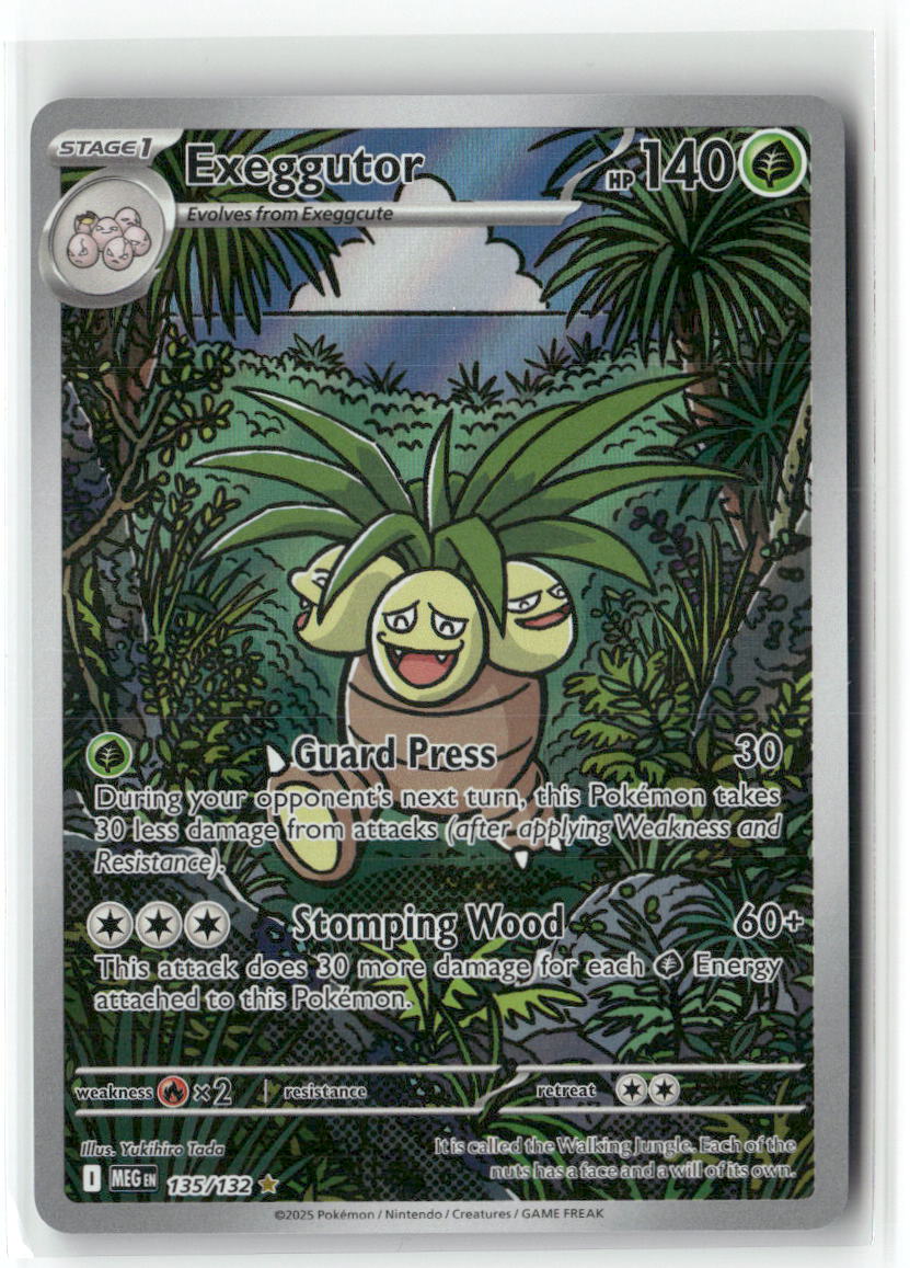 Exeggutor Illustration Rare ME01: Mega Evolution 135/132 NM