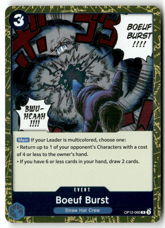 Boeuf Burst R Legacy of the Master OP12-060 NM