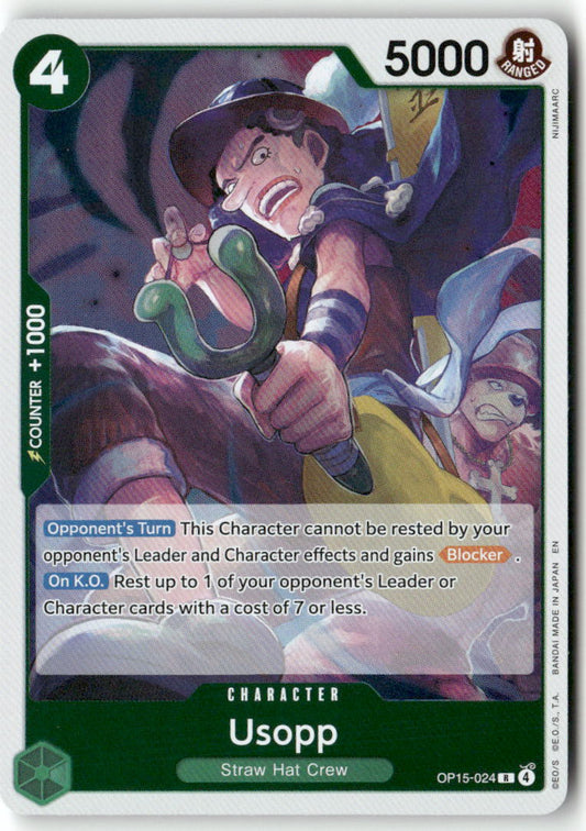 Usopp R Adventure on Kami's Island OP15-024 NM