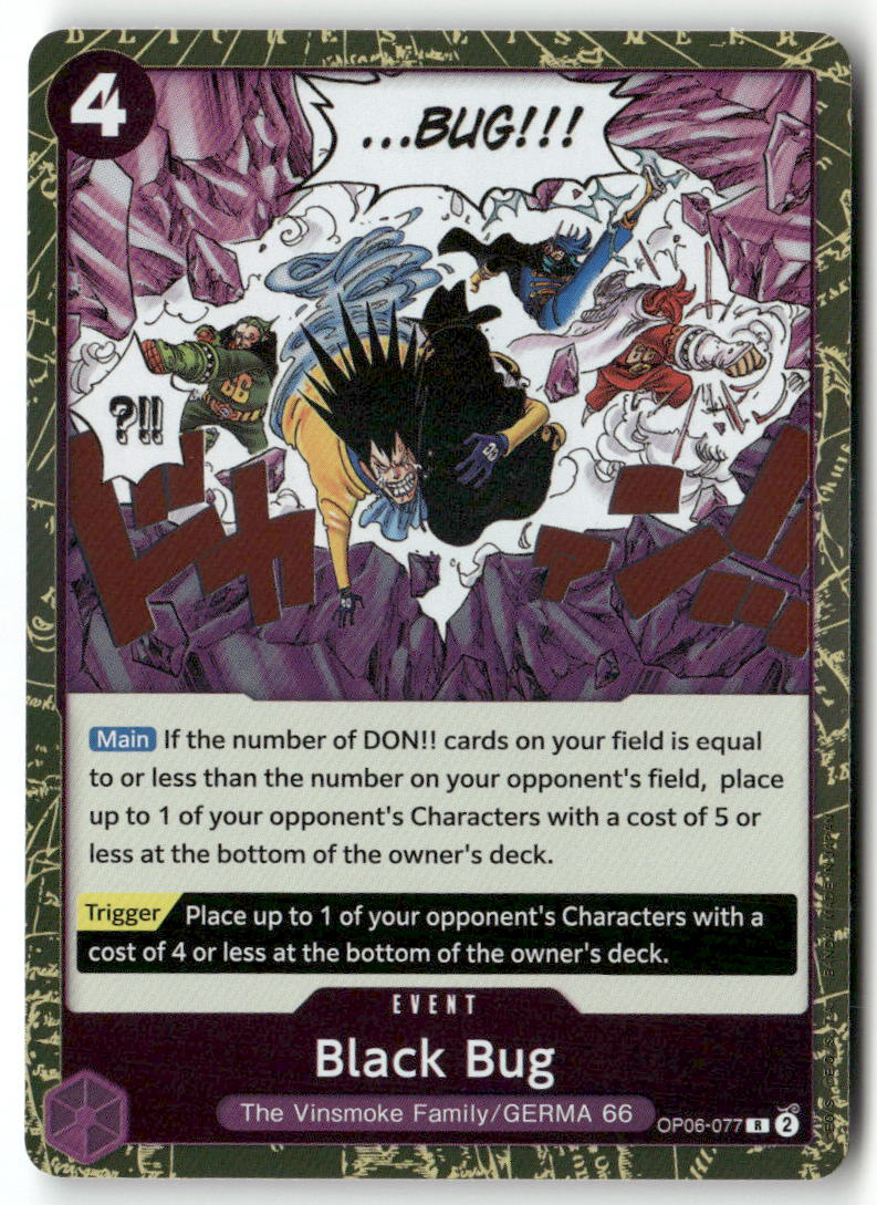 Black Bug R Wings of the Captain OP06-077 NM