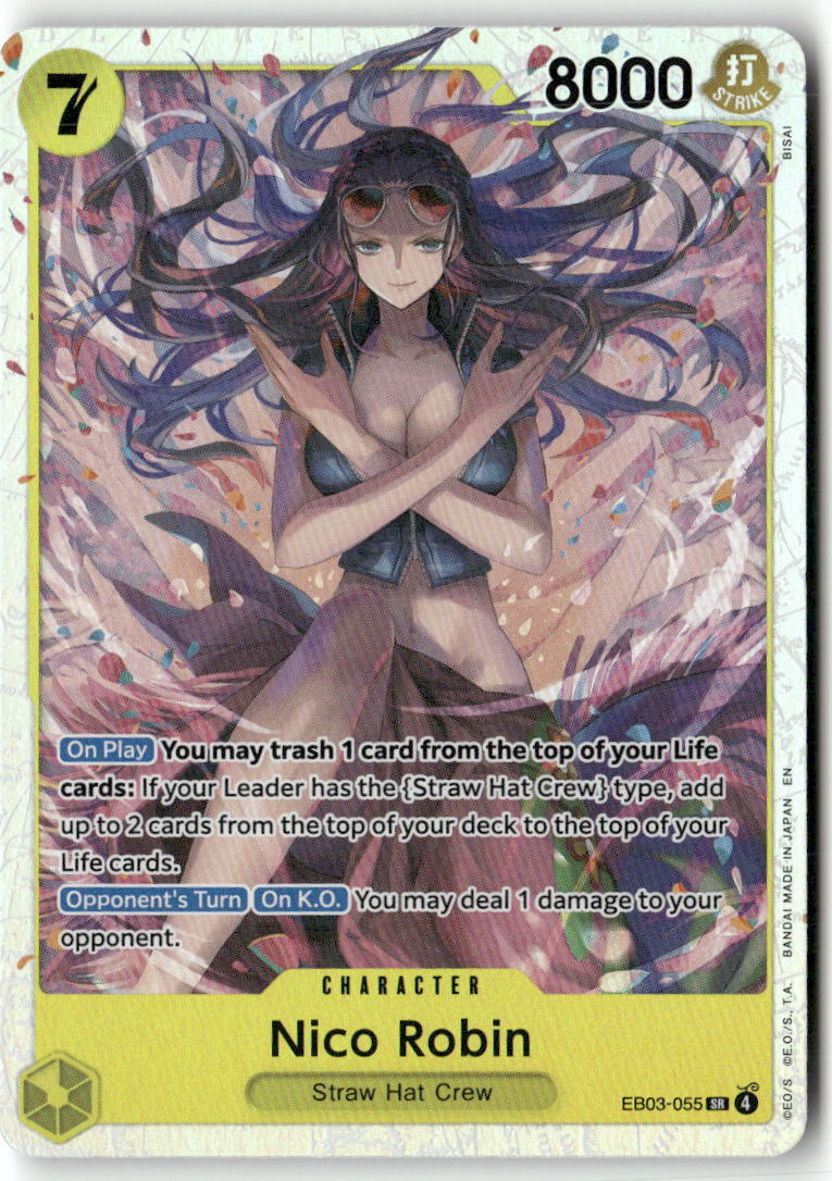 Nico Robin (055) SR Extra Booster: One Piece Heroines Edition EB03-055 NM