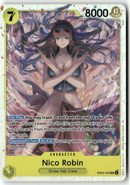 Nico Robin (055) SR Extra Booster: One Piece Heroines Edition EB03-055 NM