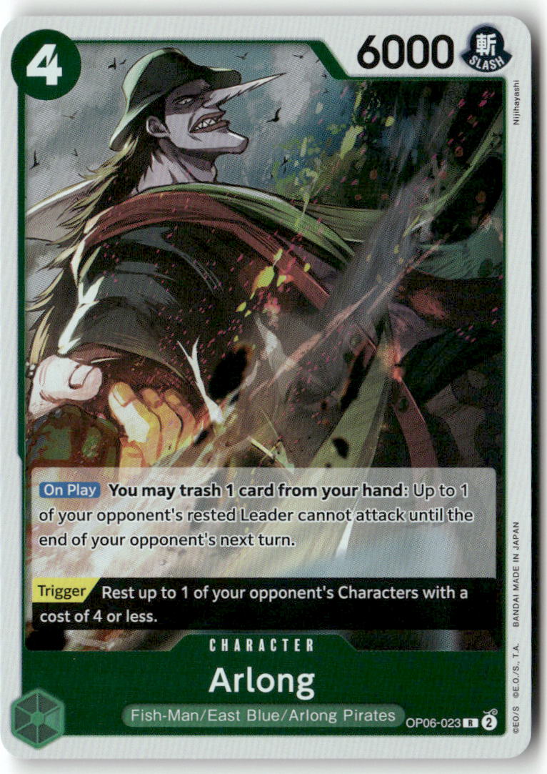 Arlong R Learn Together Deck Set OP06-023 NM