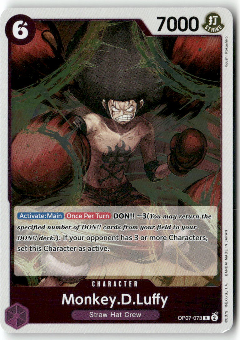 Monkey.D.Luffy (073) R 500 Years in the Future OP07-073 NM