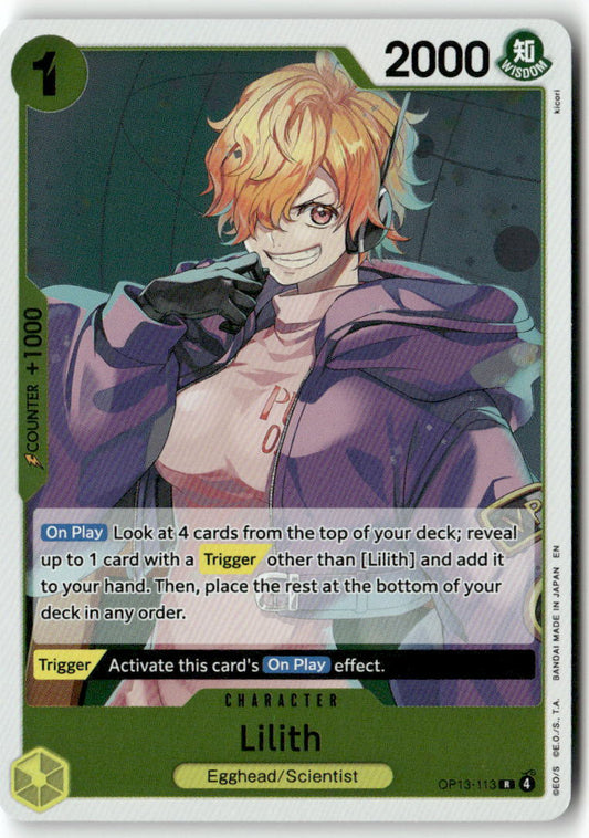 Lilith R Carrying On His Will OP13-113 NM